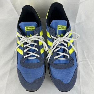Adidas Originals Unisex Blue and Yellow Authentic Retro Style Sneakers UK 8 US 8 - Picture 1 of 11