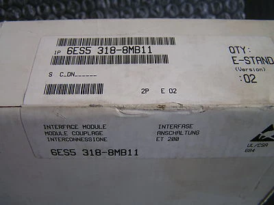 Siemens 6ES5 318-8MB11 Simatic S5 ET200U Interface Module NEW!!! in Box - Image 1 of 2