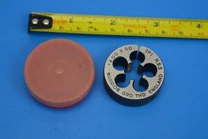 WARRIOR 0.400" x 50 Tpi HSS Ground Thread Die. 1-5/16". Made in England. - Bild 1 von 3