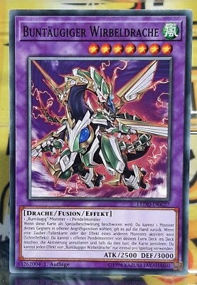遊戲王 Yugioh - Buntäugiger Wirbeldrache - Legendary Dragon Decks - DE/NM 1.Auflage - Bild 1 von 4