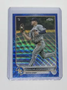 2022 Topps Chrome Chas McCormick #43 Blue Wave RC 33/75 Astros - Picture 1 of 2