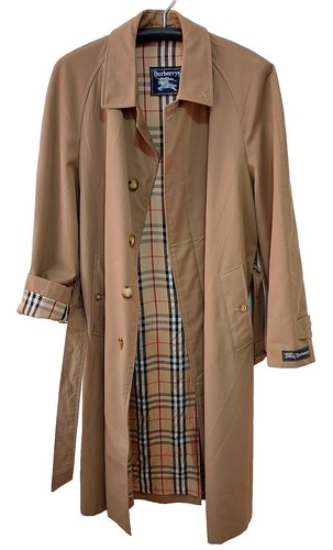 Trench vintage Burberry marrone a scacchi Nova taglia 50