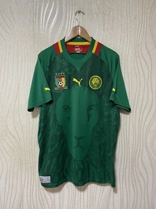 CAMEROON 2011 2012 2013 HOME SHIRT JERSEY PUMA 740193 sz XL MEN GREEN - Picture 1 of 11
