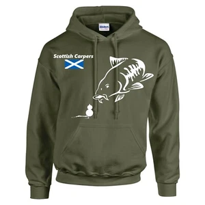 Carp Fishing Hoodie - Scottish Carpers - Picture 1 of 1