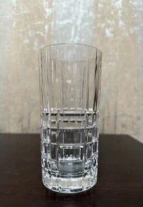 TIFFANY PLAID HIGHBALL GLASS, NEW - Picture 1 of 5