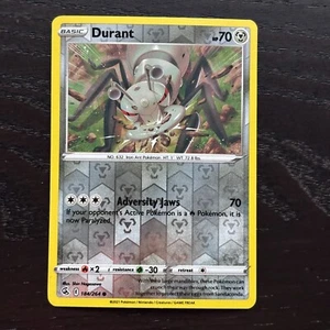 Durant 184/264 Pokemon Fusion Strike Sword & Shield Reverse Holo Common NM - Picture 1 of 2