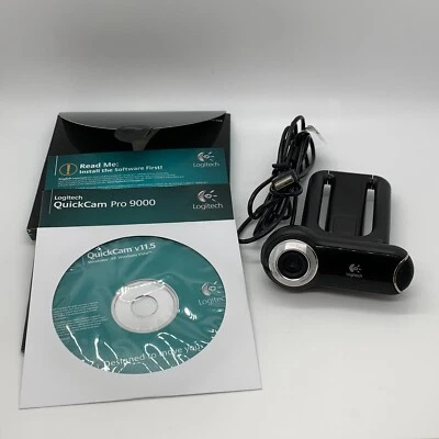 Logitech Quick Cam Pro Webcam 2MP Tessar 2.0/3.7 Autofocus Carl Zeiss V-UBM46 - Image 1 of 4