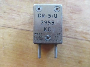FT243 3955 KC kHz Ham Radio Quartz Crystal 75m AM 3.955 MHz - Afbeelding 1 van 6