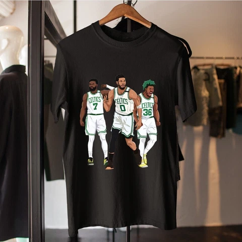 Jaylen Brown Jayson Tatum Marcus Smart Boston Celtics T Shirt Gift Men Women Cover