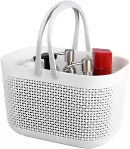 UUJOLY Plastic Organizer Storage Baskets with Handles, Shower Caddy Bins Organiz - Picture 1 of 7
