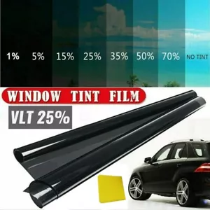 Lámina tintada lámina de cristal lámina de protección solar 50x300 cm 1-50% VLT lámina de ventana de coche - Imagen 1 de 17