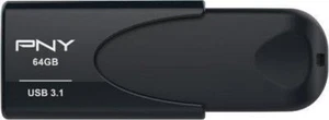 PNY Attaché 4 3.1 schwarz 64 GB, USB-A 3.0 Stick - Bild 1 von 4
