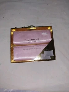 Isaac Mizrahi 2 Stück Anti-Aging Satin Kissenbezüge SV3 Rosa Einheitsgröße - Bild 1 von 1