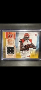 2014 Bowman Football AJ Green #37 Relic 11/50 - Picture 1 of 2