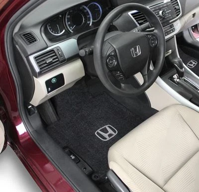 Alfombrillas 2 piezas delanteras Honda Accord cupé para 2013-2017 con logotipo 8 colores Foto 1 de 4