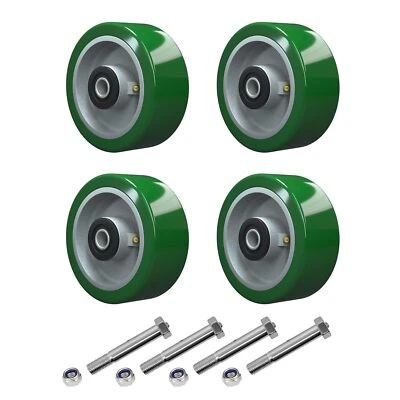 SYRANTION Industrial Casters, Polyurethane on Aluminum Wheel 800-5600lbs