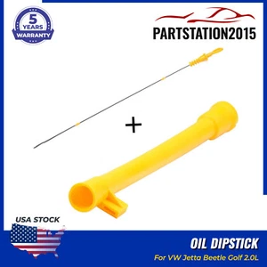 For VW Volkswagen BEETLE 2.0 Liter Oil DipStick and Oil Dip Stick Funnel Tube - Picture 1 of 6