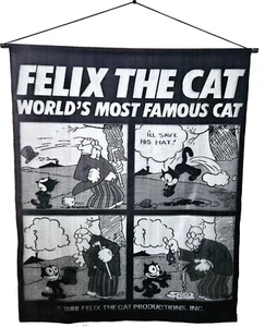 Felix the Cat The World's Most Famous Cat Hanging Banner 1988, 37" by 42" - Picture 1 of 3