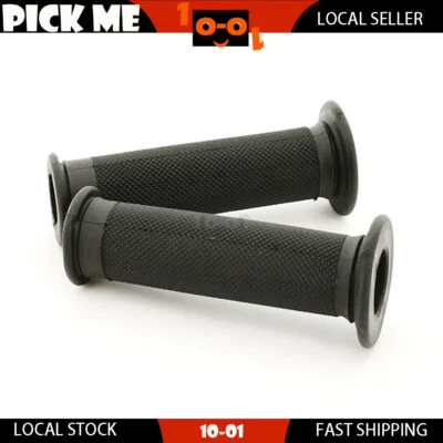 Pair 7/8'' 22mm Handlebar Grips Open End For Ducati Scrambler 803 Mach 2.0 2018 - Imagem 1 de 4