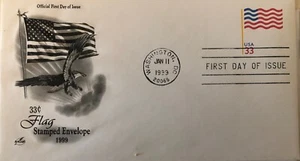 United States Scott # U 642 Flag First Day Cover - Picture 1 of 1