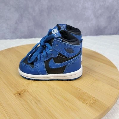 Nike Air Jordan 1 ретро высоты OG TD - темно Marina синий размер 4C - Изображение 1 из 4