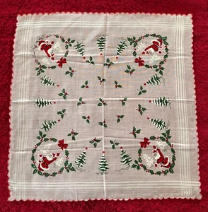 Vintage Christmas Handkerchief(s) - Picture 1 of 21