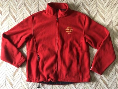 Suéter con cremallera completa Hardrock Tampa Casino para hombre. Rojo. Talla grande Foto 1 de 4