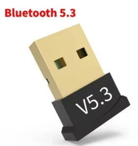 USB BLUETOOTH 5.3 ADAPTER  WIRELESS TRANSMITTER EMPFÄNGER DONGLE RECEIVER STICK - Bild 1 von 5