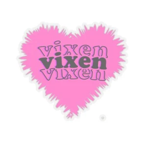 Adesivi Kiss-Cut Vixen Cuore Rosa San Valentino Amore - Foto 1 di 7