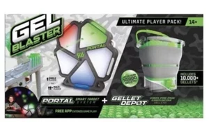 Gel Blaster Portal & Gellet Depot Bundle, Portal Smart Target with 30000 Gellets