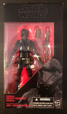 Imperial Death Trooper #25 Guerra de las Galaxias Serie Negra 6" Diorama listo caja abierta Foto 1 de 4