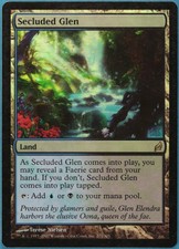 Secluded Glen FOIL Lorwyn HEAVILY PLD Land Rare MAGIC CARD (ID# 239303) ABUGames