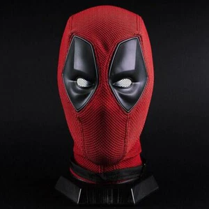 Deadpool Full Face Mask Cos Perspective Superhero Breathable Knit Mask Halloween - Picture 1 of 12