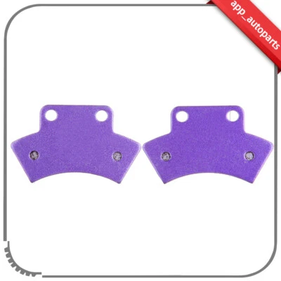 Pastillas de freno traseras de fibra de carbono para 89-97 Polaris Big Boss 350 400L 6x6 pastillas de freno Foto 1 de 4