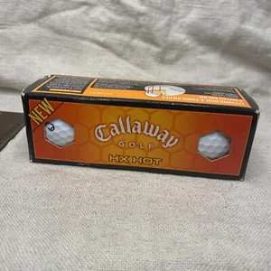 Callaway Golf Balls HX HOT New (Sleeve of 3 Balls) - Picture 1 of 1
