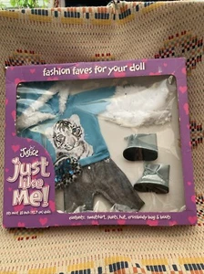 Justice Just Like Me Outfit Jeans Boots Hat Tiger Fits American Girl Dolls 18” - Picture 1 of 11
