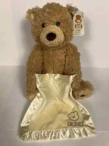 Baby Gund Peak A Boo Bear Plush Stuffed Animal Sound 14"NEW ( TAGGED ) - Picture 1 of 7