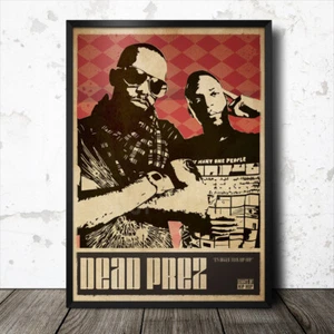 Impresión de póster de arte hip hop Dead Prez música rap - Imagen 1 de 1