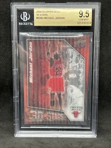 2009-10 Upper Deck 3D Stars Michael Jordan #3DMJ BGS 9.5 GEM MINT - Picture 1 of 2