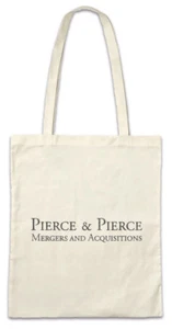 Pierce & Pierce Stofftasche Einkaufstasche American Symbol Company Logo Psycho - Picture 1 of 1