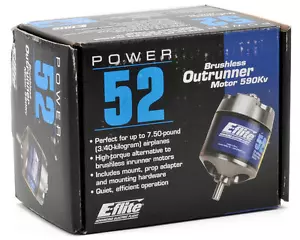 Eflite Power 52 Brushless Outrunner Electric RC Airplane Motor 590kv EFLM4052A - Picture 1 of 4