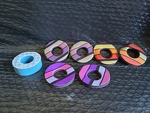 Flite Bmx Donuts Vintage Super Rare Lot Of 3 Pair Grips Race Freestyle Gt - Picture 1 of 7