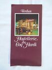 1980&#39;s French Restaurant Hotel Brochure Hostellerie du Goq Hardi Verdun France