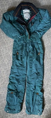 VTG Obermeyer Gallivant ll Women’s Green Size 8 Belted One Piece Ski Suit - Image 1 of 4