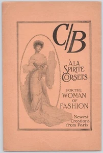 Vintage Print Ad C/B Corsets Woman Of Fashion Antique Edwardian Advertisement - Picture 1 of 1