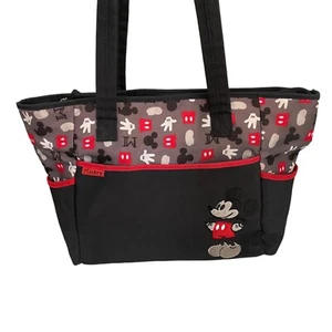 Disney Parks Baby Mickey Mouse Wickeltasche schwarz rot 17 Zoll - Bild 1 von 13