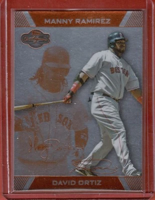 David Ortiz Manny Ramirez 2007 Topps Co-Signers #110/175 - Image 1 of 2