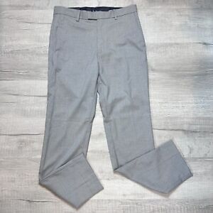 Banana Republic Gray Slim Fit Tailored Performance Striped Pants Men's Sz 30x32