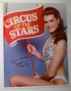 Foto firmada por Brooke Shields - Circo de las Estrellas - 8" x10" - Original - Imagen 1 de 4