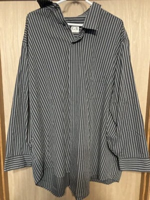 Geoffrey Beene Men's Dress Shirt Barrel Cuff Wrinkle Free 20 34/35 Big & Tall! - Image 1 of 4